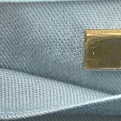Chanel Caviar Quilted Medium Business Affinity Flap Light Blue 7 of 11