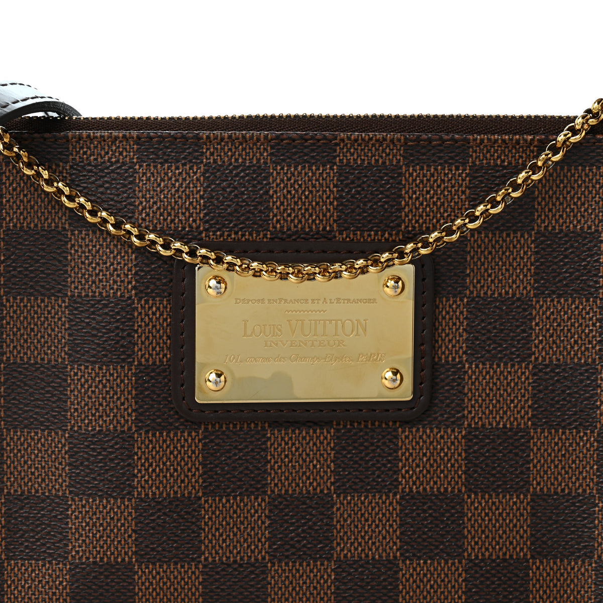 Louis Vuitton Damier Ebene Eva Clutch 8 of 11