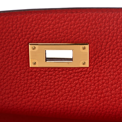 Hermes Togo Kelly Retourne 28 Rouge De Coeur 25 of 41
