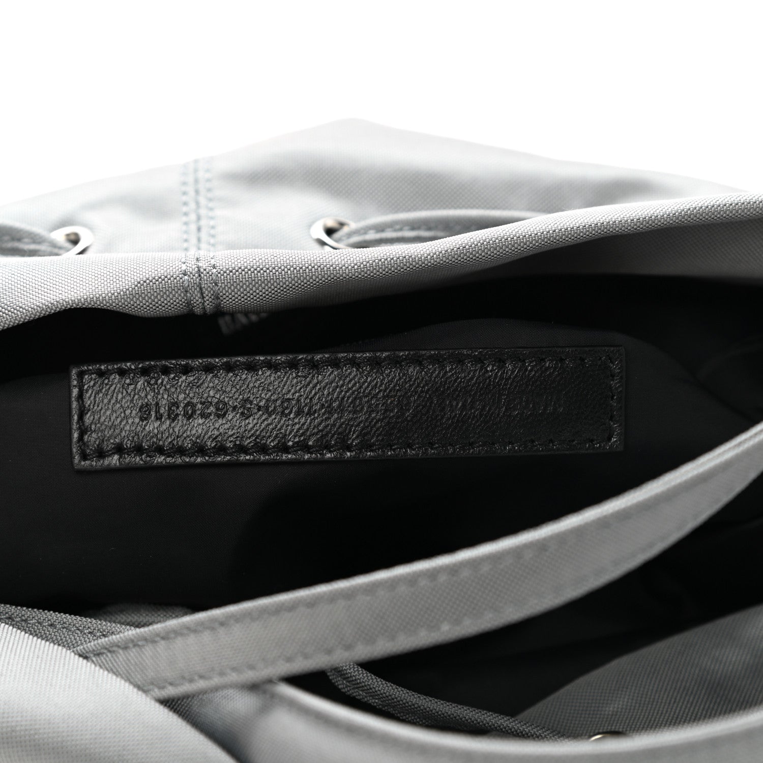 Balenciaga Nylon Wheel Logo Bucket Bag XS Gris Cendre 6 of 6
