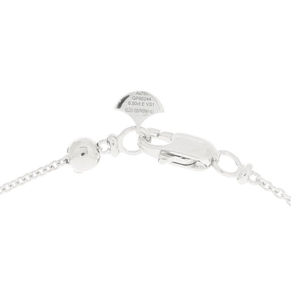 Graff 18K White Gold Diamond Classic Butterfly Round Pendant Necklace 4 of 6