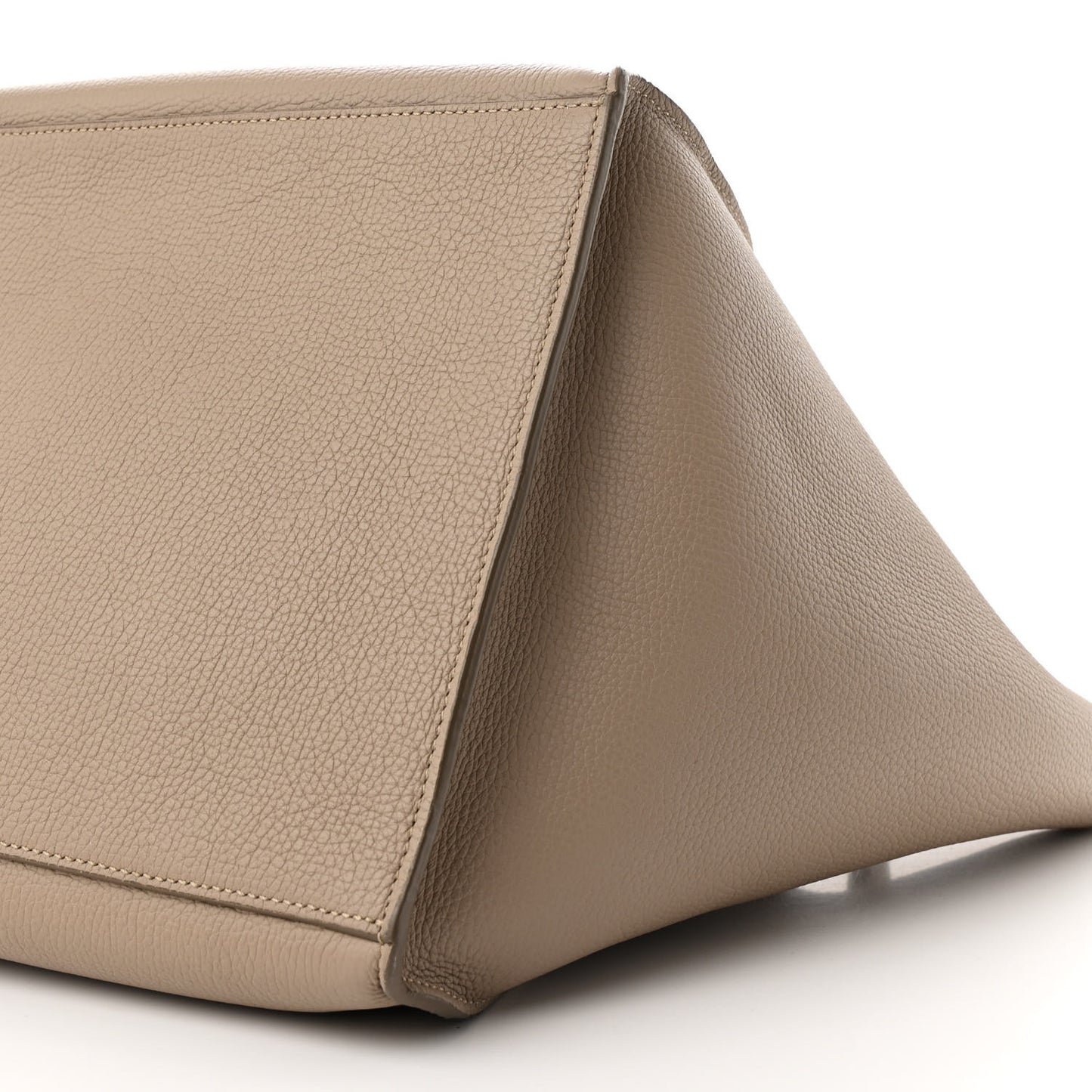 Supple Grained Calfskin Small Big Bag Light Taupe