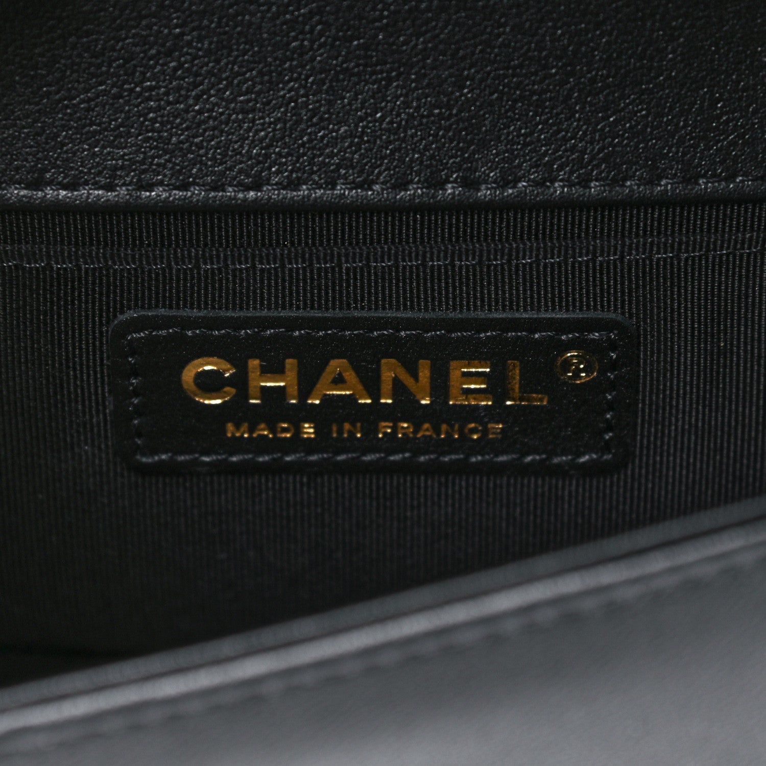 Chanel Lambskin Chevron Quilted Small Boy Flap Black 6 of 10