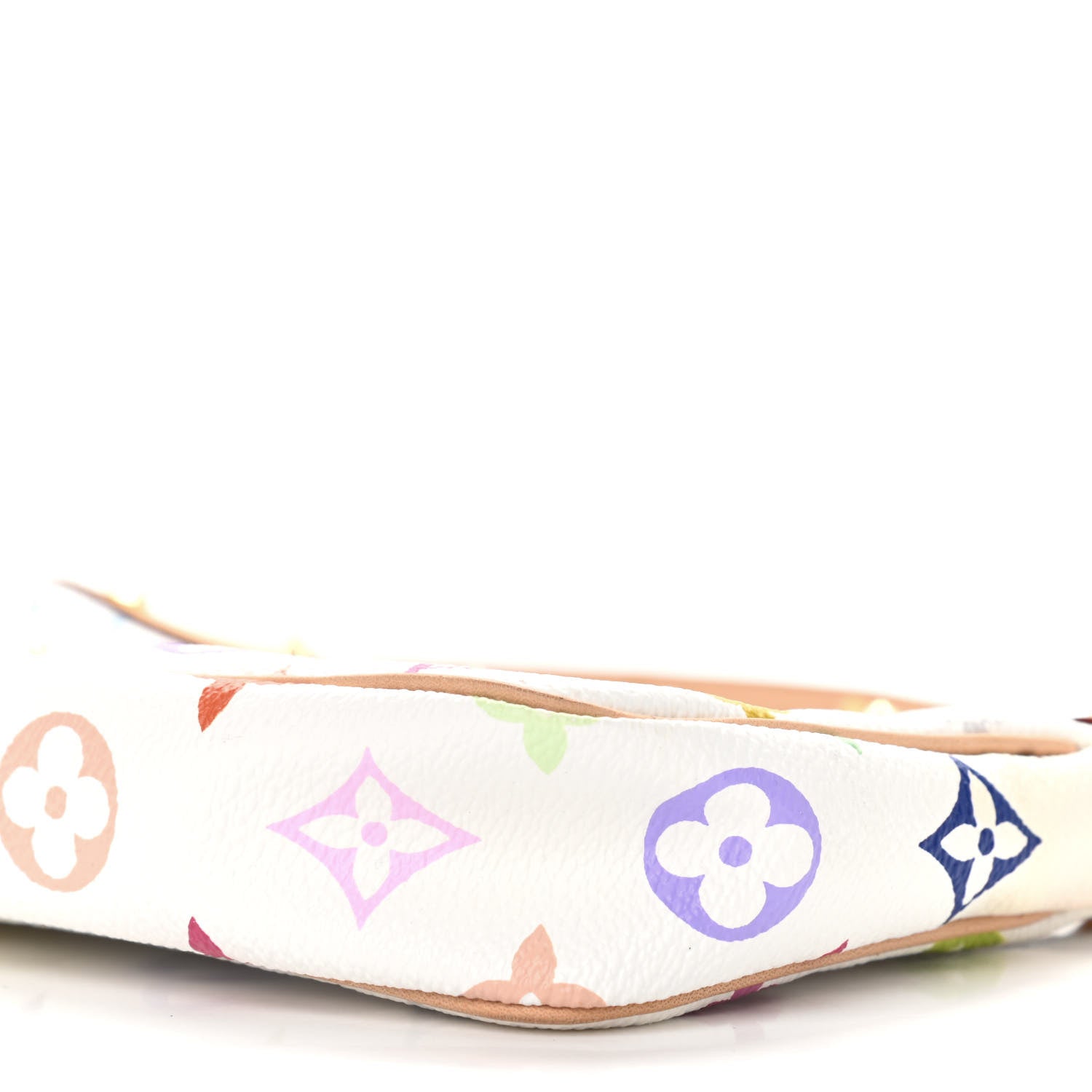 Louis Vuitton Monogram Multicolor Pochette Accessories White 9 of 9