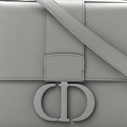 Christian Dior Ultra Matte Grained Calfskin 30 Montaigne Flap Bag Grey 8 of 12
