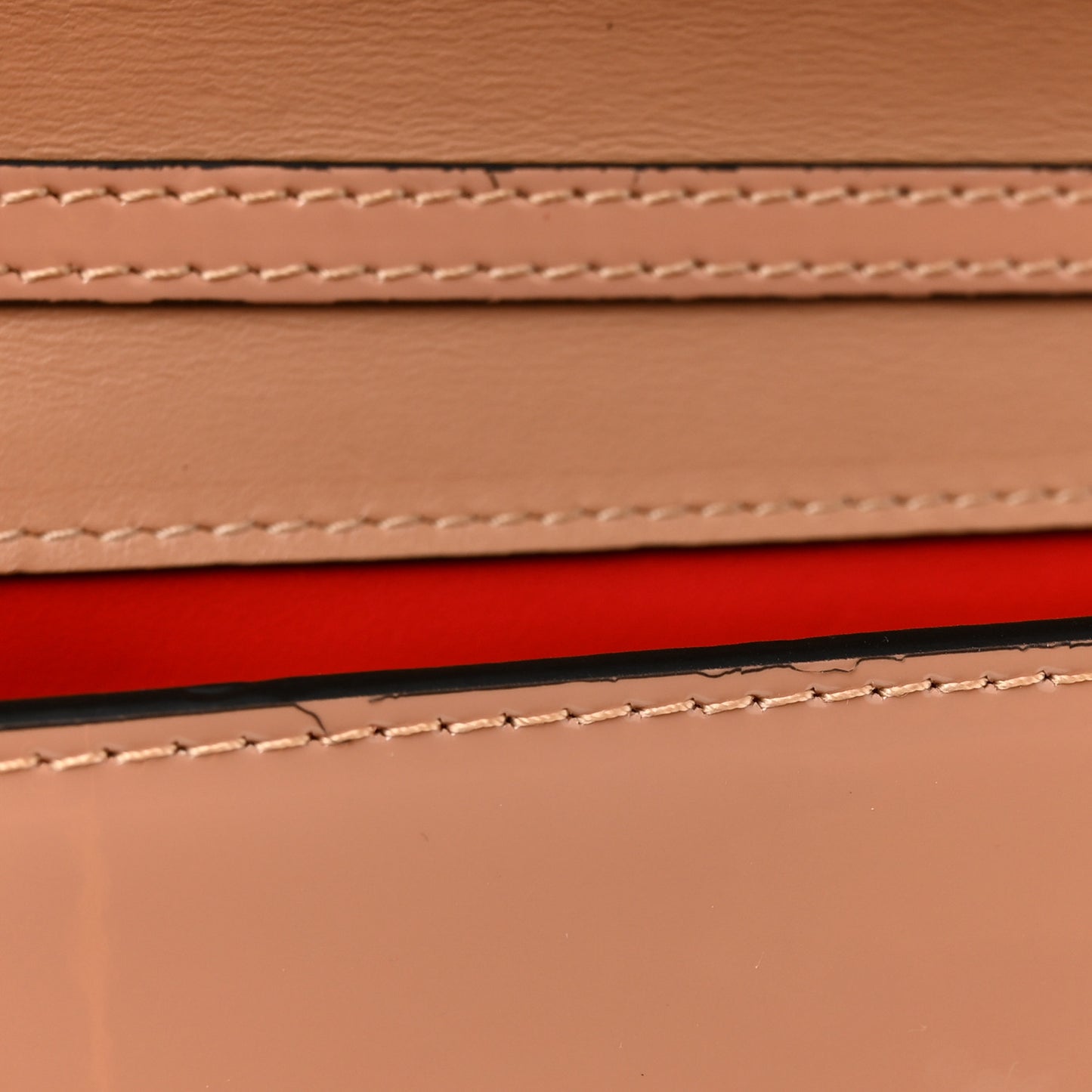 Patent Calfskin Loubi54 Crossbody Clutch Blush