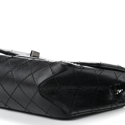 Chanel Aged Calfskin Quilted 2.55 Reissue Mini Flap So Black 9 of 9