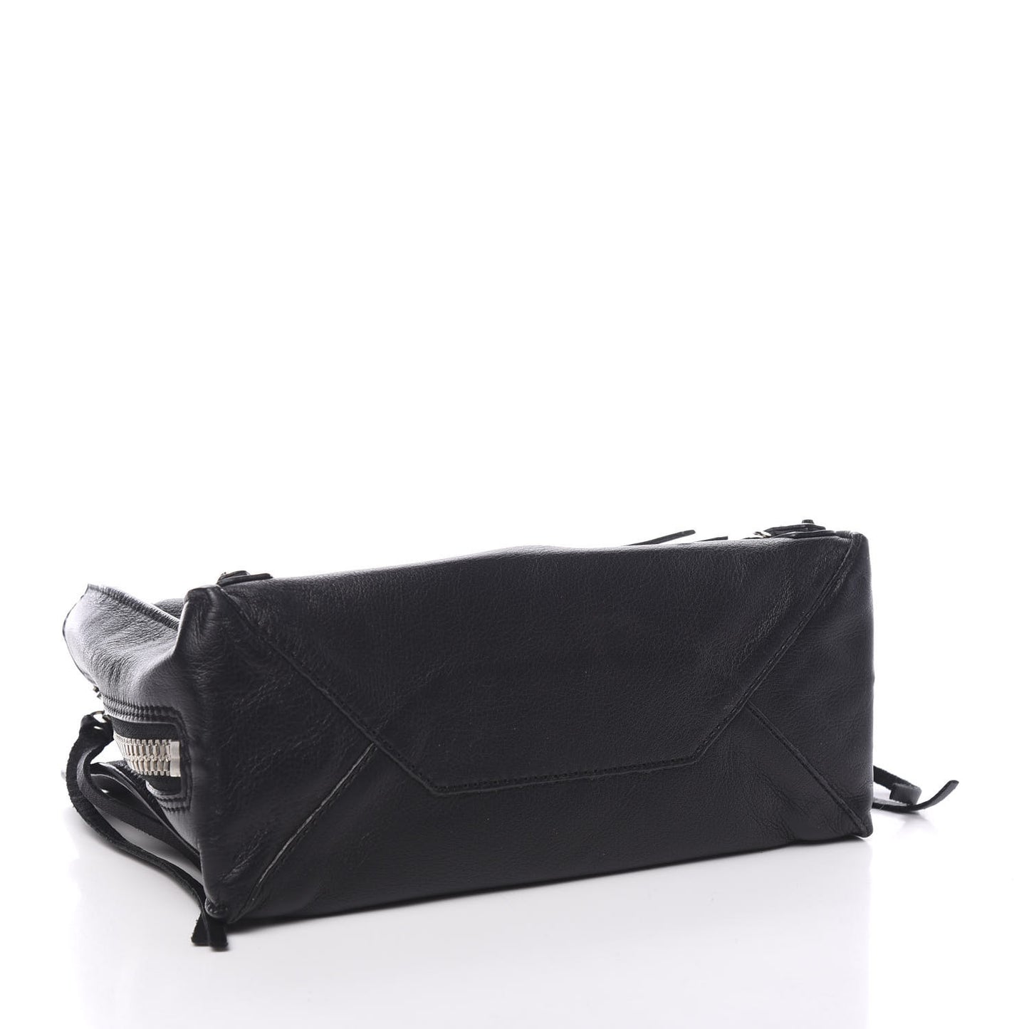 Calfskin Papier Mini A4 Tote Black