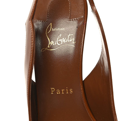 Christian Louboutin Nappa Clare Sling 80 Pumps 38.5 Nude 7 of 8