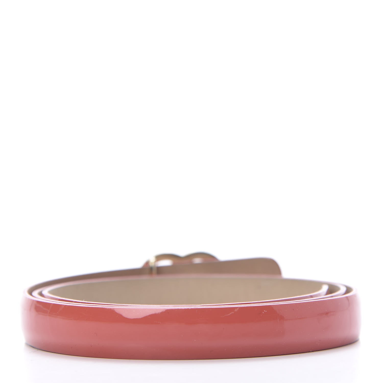 Chanel Patent Calfskin CC Logo Skinny Belt 75 30 Pink 2 of 8