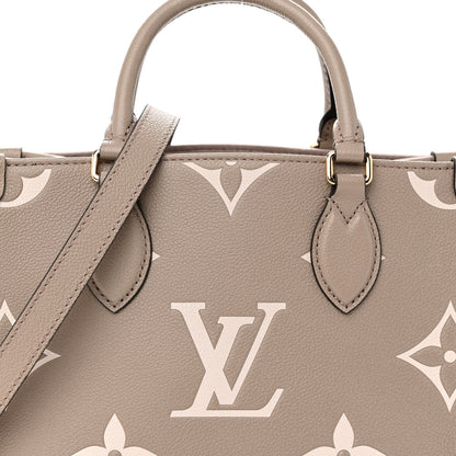 Louis Vuitton LOUIS VUITTON Empreinte Monogram Giant Onthego PM Tourterelle Crème 7 of 10