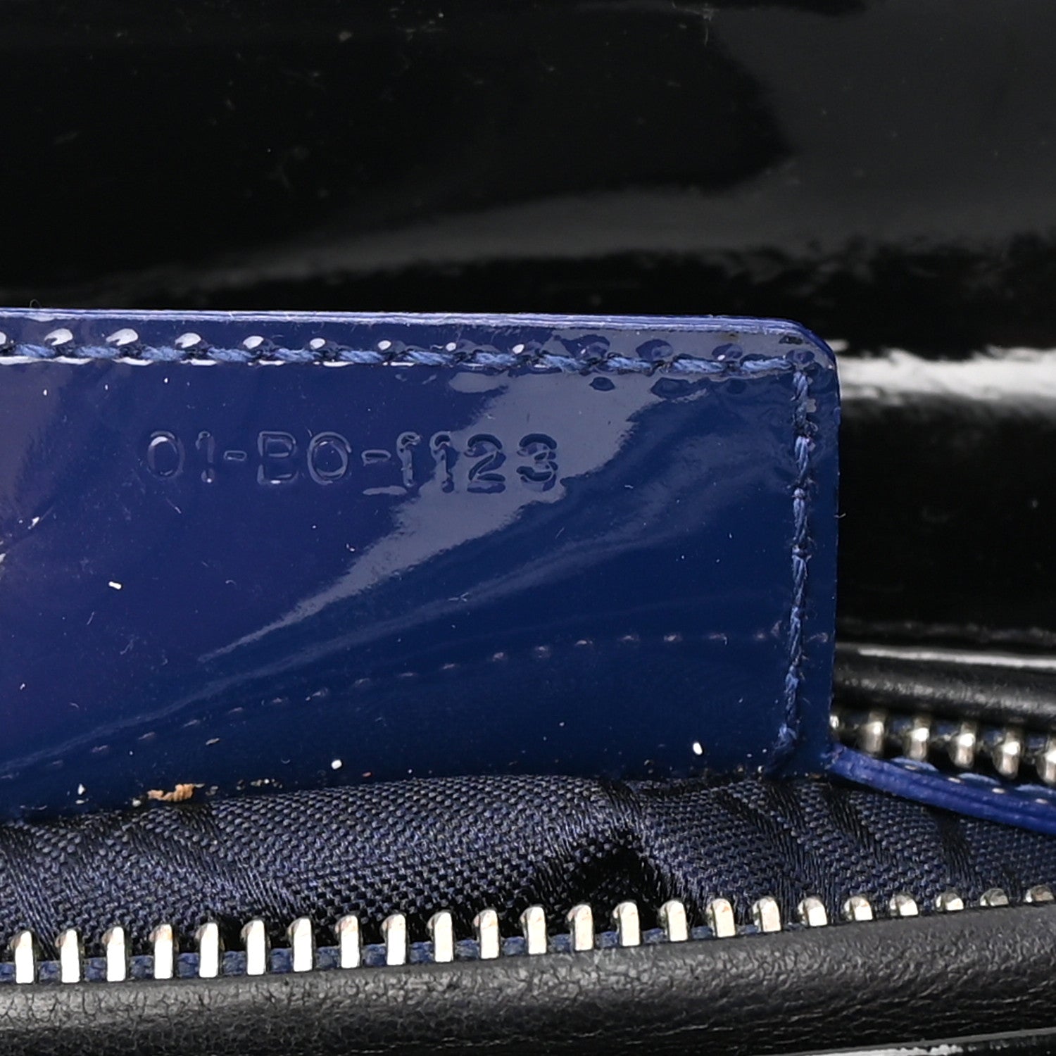 Christian Dior Patent Cannage Medium Lady Dior Black 7 of 12
