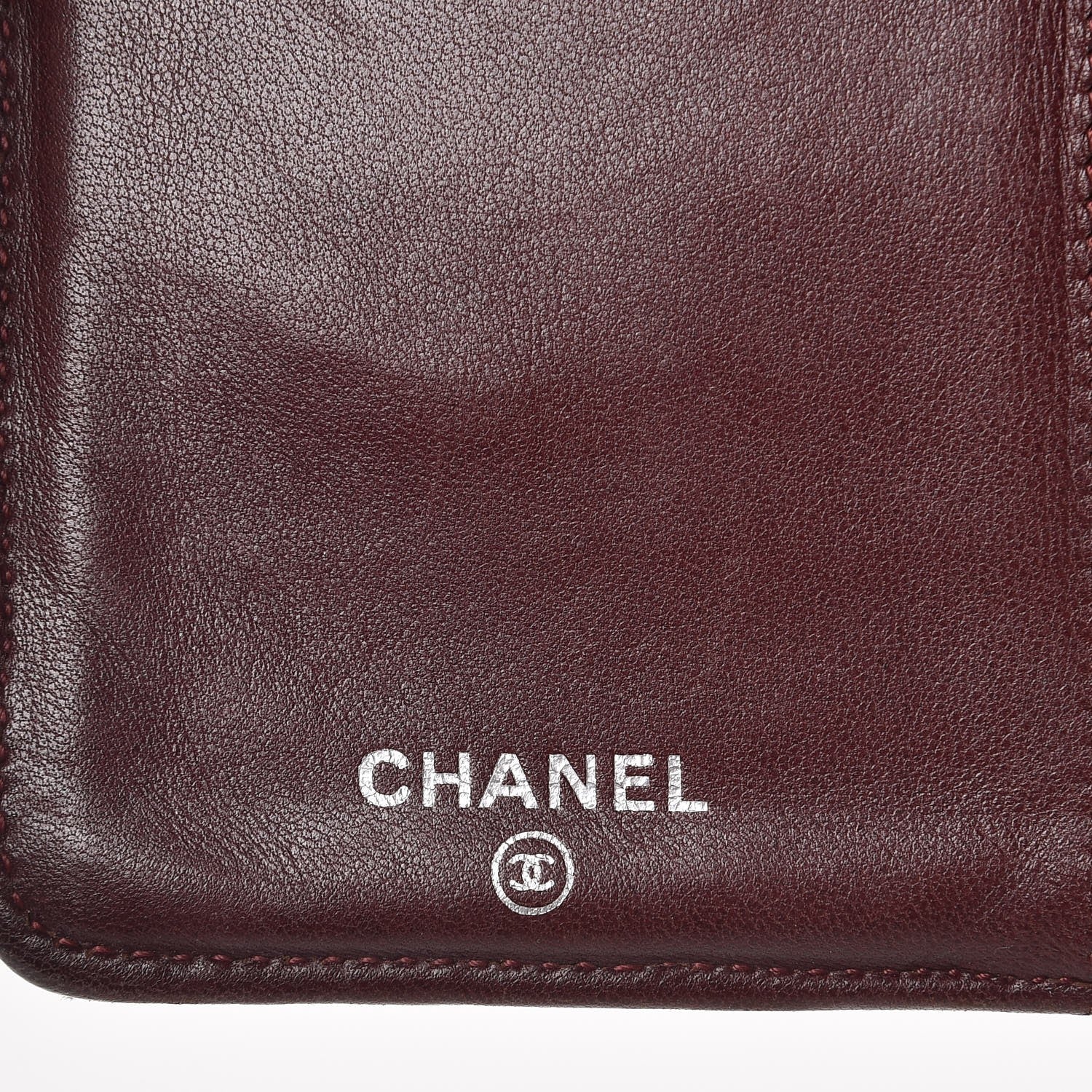 Chanel Lambskin Quilted Yen Wallet Black 6 of 14