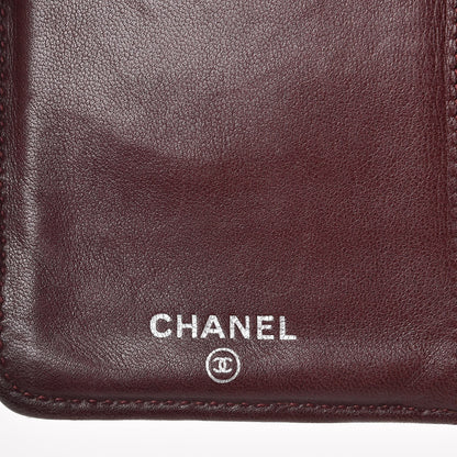 Chanel Lambskin Quilted Yen Wallet Black 6 of 14