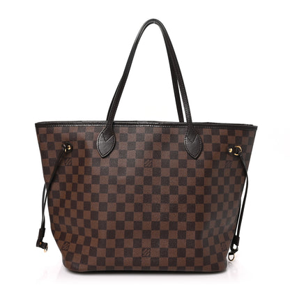 Louis Vuitton Damier Ebene Neo Neverfull MM Rose Ballerine 1 of 9