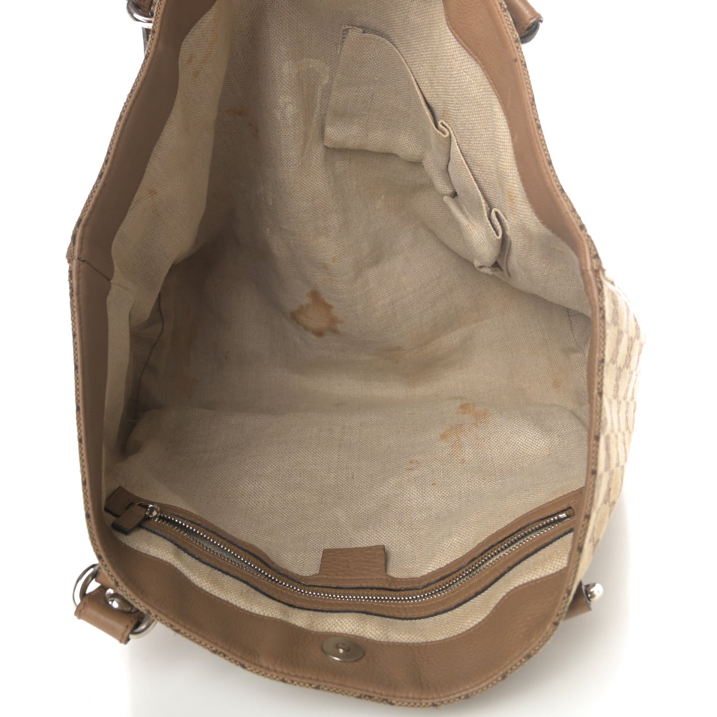 Monogram Medium Icon Bit Tote Light Brown