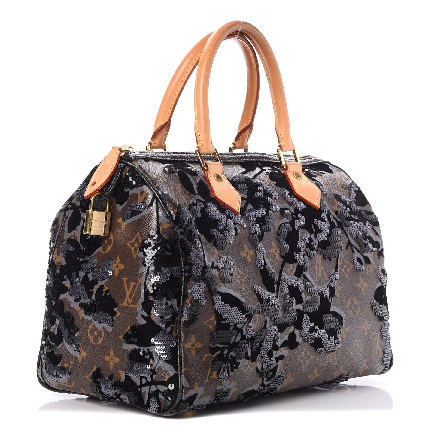 Monogram Fleur De Jais Sequins Speedy 30