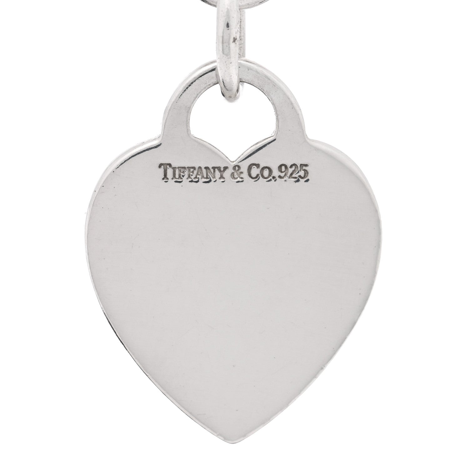 Tiffany Sterling Silver Heart Tag Charm Bracelet 3 of 3