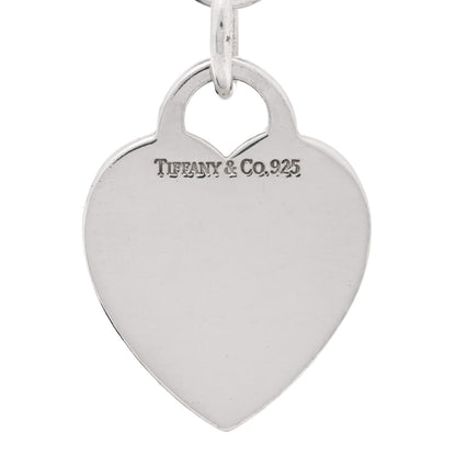 Tiffany Sterling Silver Heart Tag Charm Bracelet 3 of 3