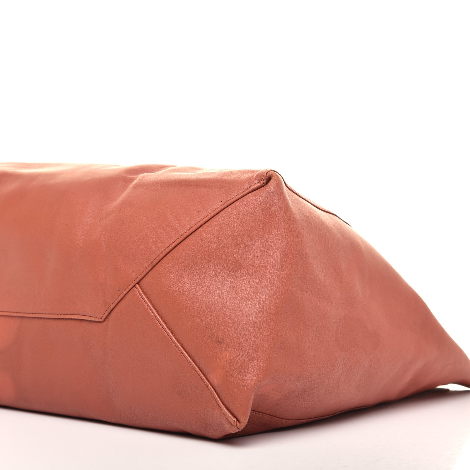 Celine Lambskin Horizontal Cabas Sienna 8 of 10
