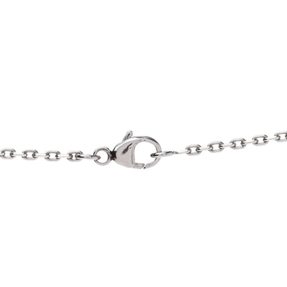 Hermes Lacquered Palladium Pop H Pendant Necklace White 5 of 7