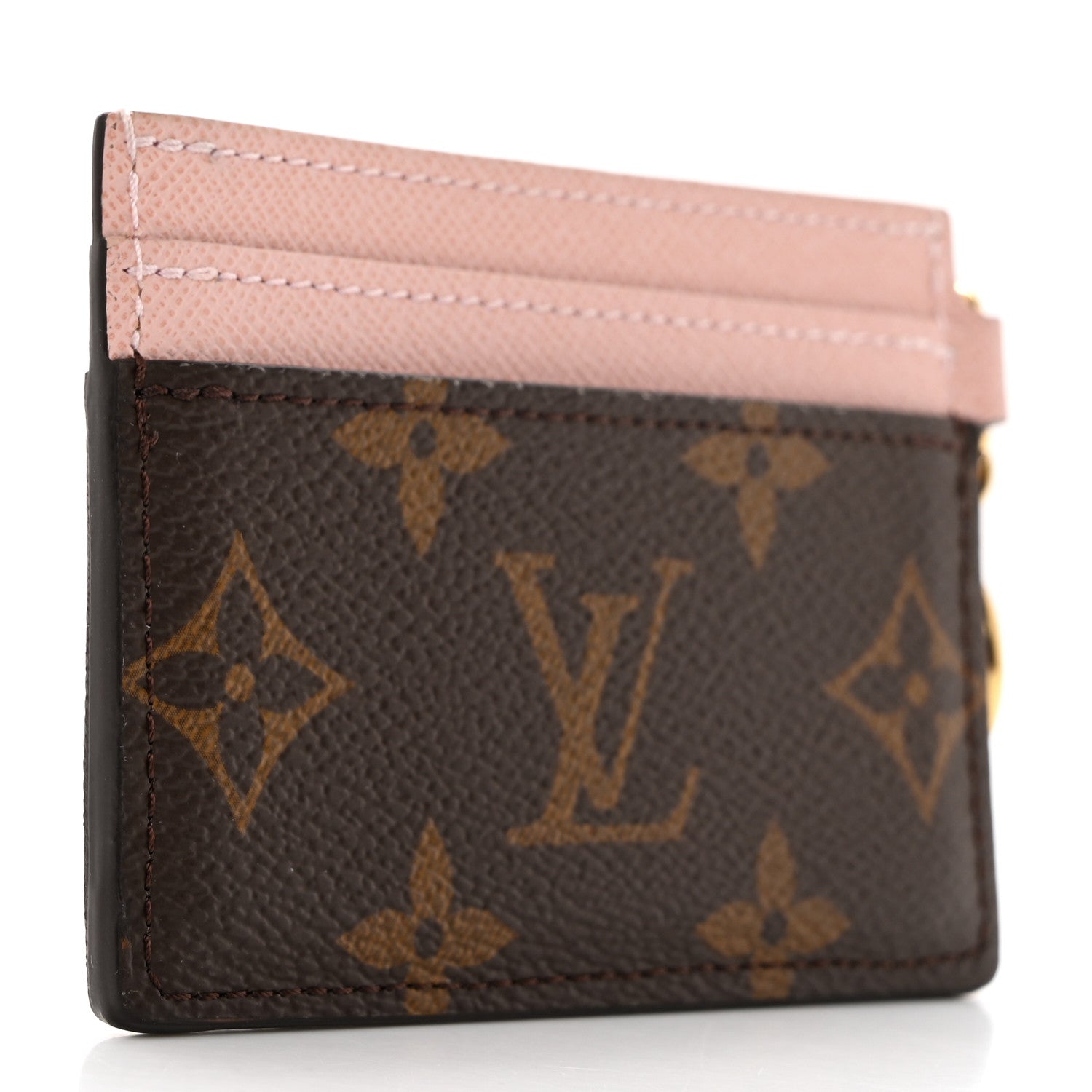 Louis Vuitton Monogram LV Charms Card Holder Rose Ballerine 3 of 6