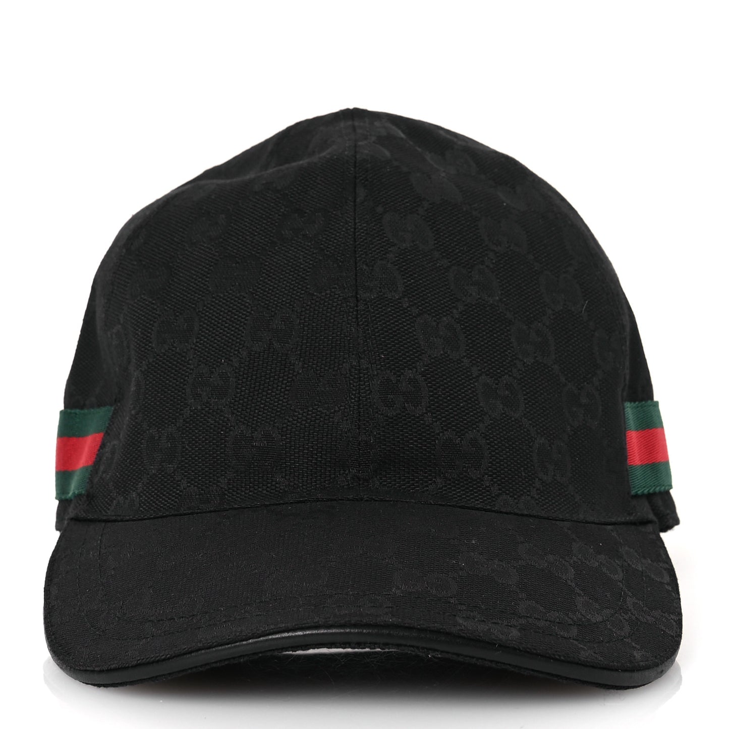Monogram Web Baseball Hat L Black