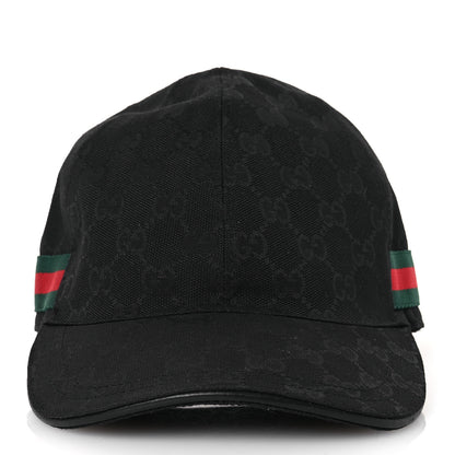 Gucci Monogram Web Baseball Hat L Black 3 of 9