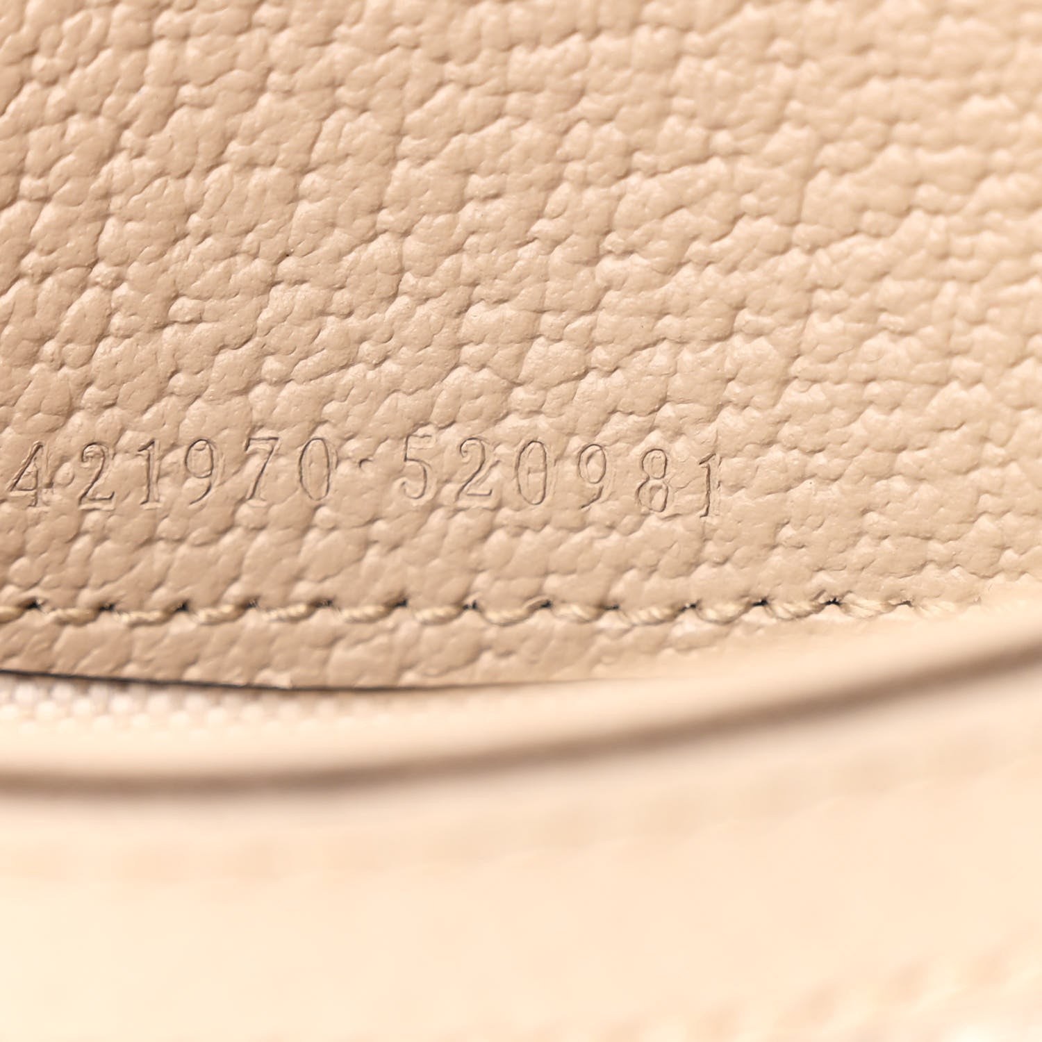 Gucci GG Supreme Monogram Textured Dollar Calfskin Mini Dionysus Shoulder Bag Beige Mystic White Oatmeal 7 of 10
