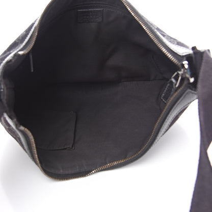 Gucci Monogram Medium Half Moon Hobo Black 4 of 12
