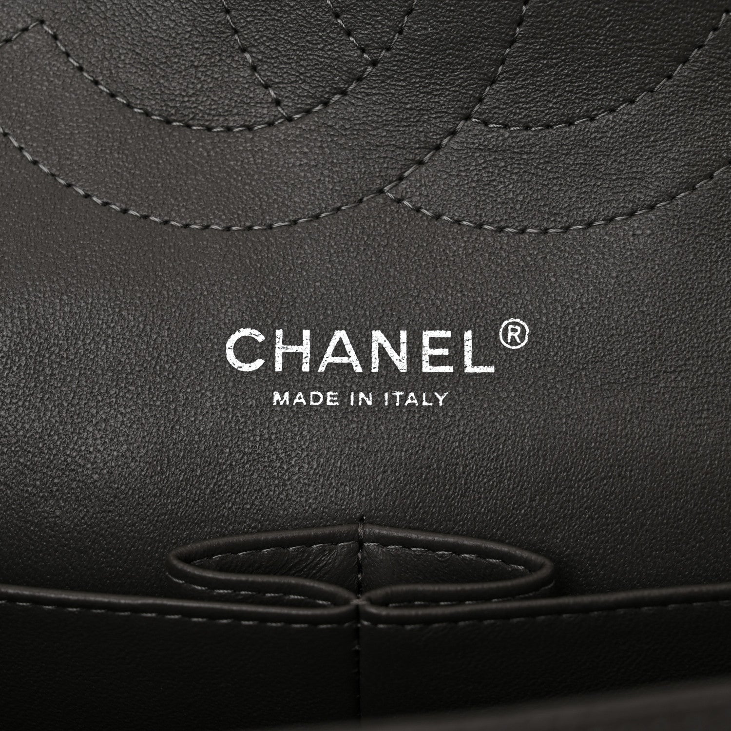 Chanel Caviar Quilted Jumbo Double Flap Dark Grey 6 of 10