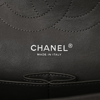 Chanel Caviar Quilted Jumbo Double Flap Dark Grey 6 of 10