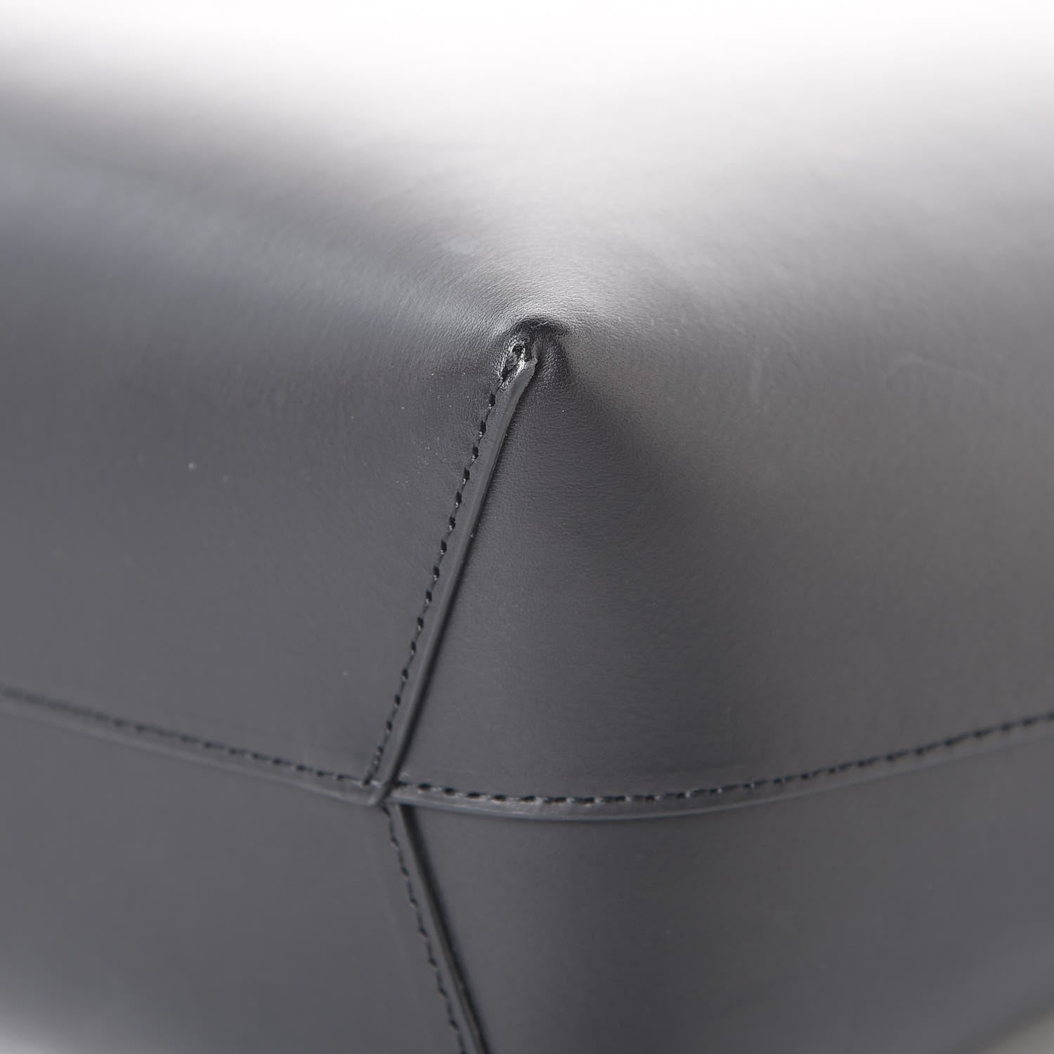 Mansur Gavriel Calfskin Small Shopping Tote Black Flamma 10 of 18