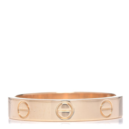 Cartier 18K Yellow Gold 3.5mm LOVE Wedding Band Ring 54 6.75 1 of 5