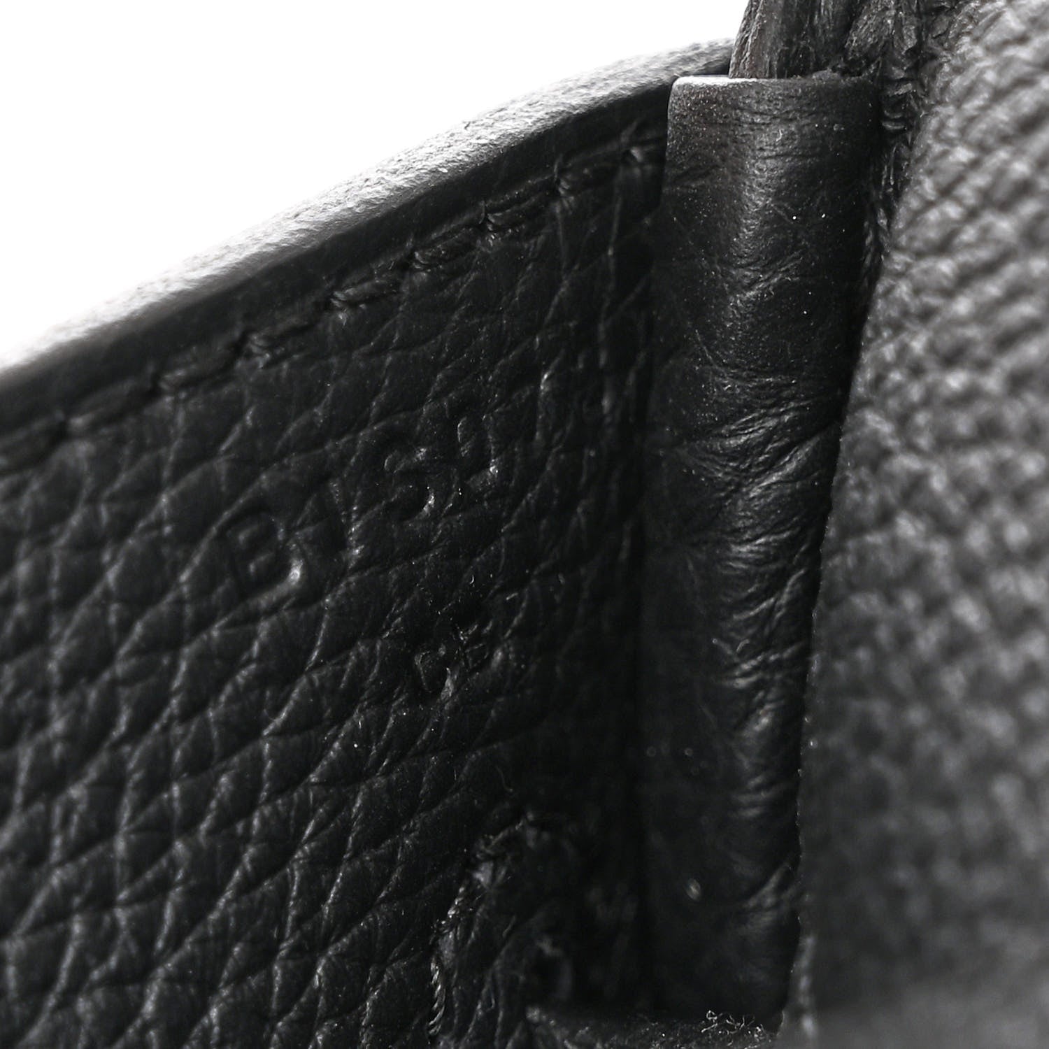 Hermes Togo Toile HAC Travel Birkin 40 Black 7 of 11