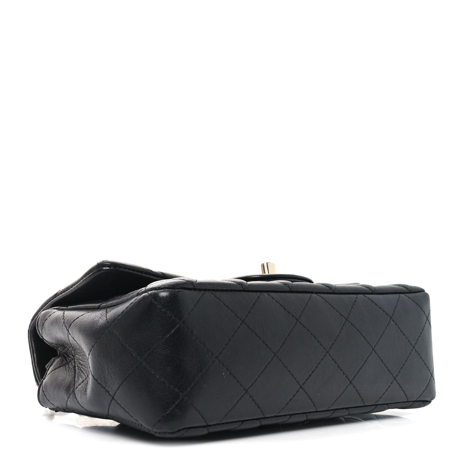 Chanel Lambskin Quilted Mini Rectangular Flap Black 4 of 11