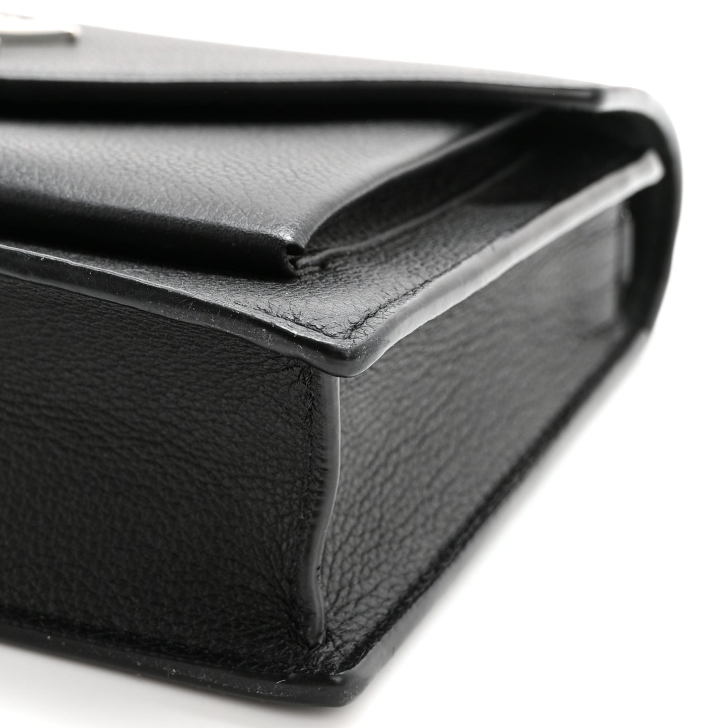 Soft Calfskin My Lockme Pochette Black