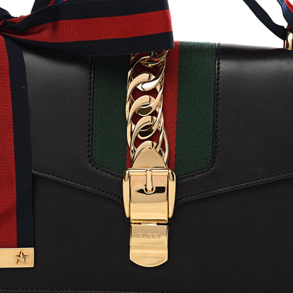 Gucci Calfskin Small Sylvie Shoulder Bag Black 18 of 18