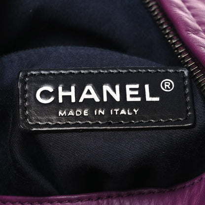 Chanel Calfskin Large Backpack Is Back Plum 6 of 10