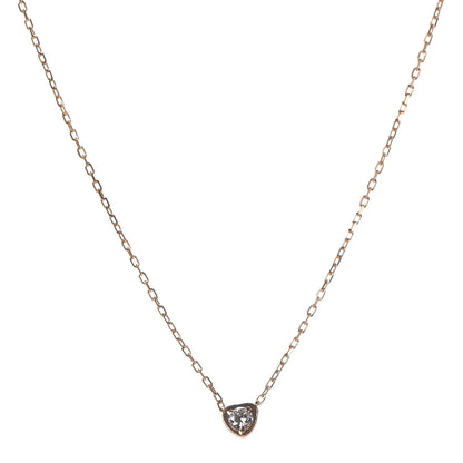 Cartier 18K Pink Gold Diamond D'Amour Heart Pendant Necklace 1 of 6