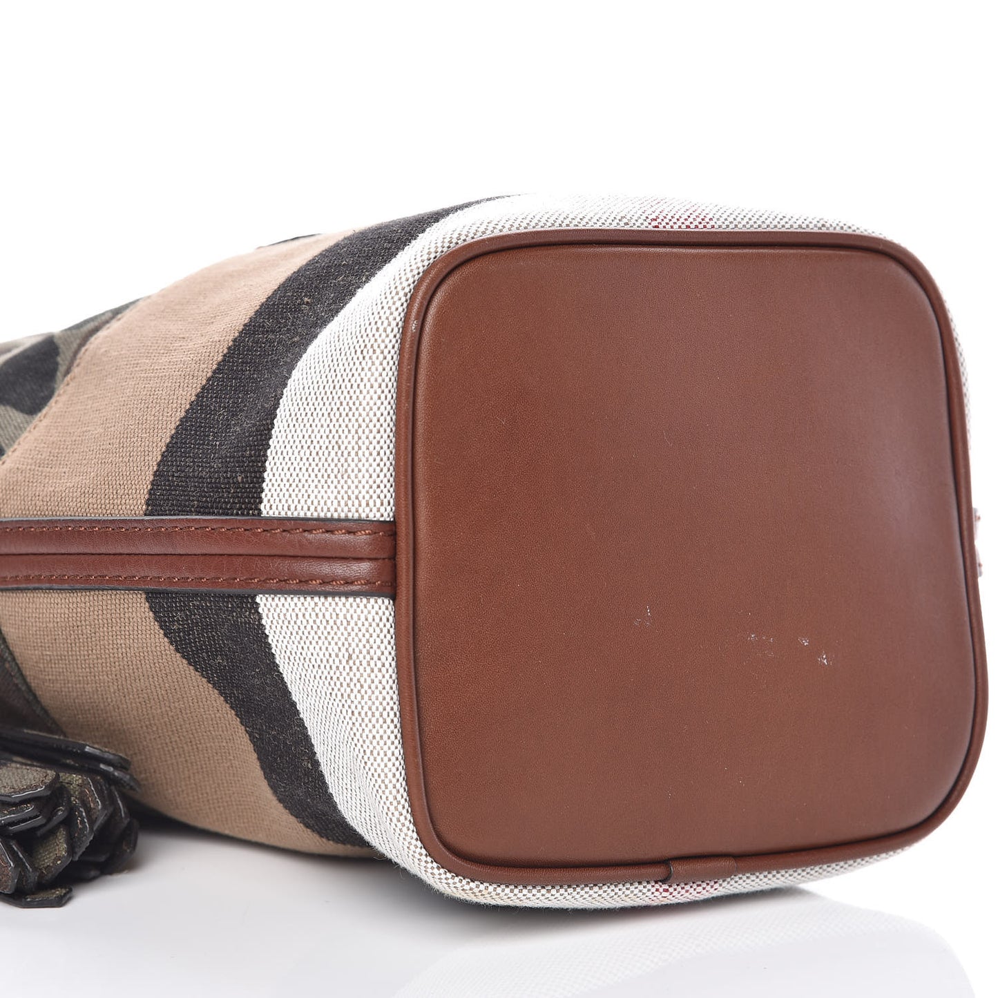 Canvas Mega Check Camouflage Mini Susanna Hobo Russet Brown