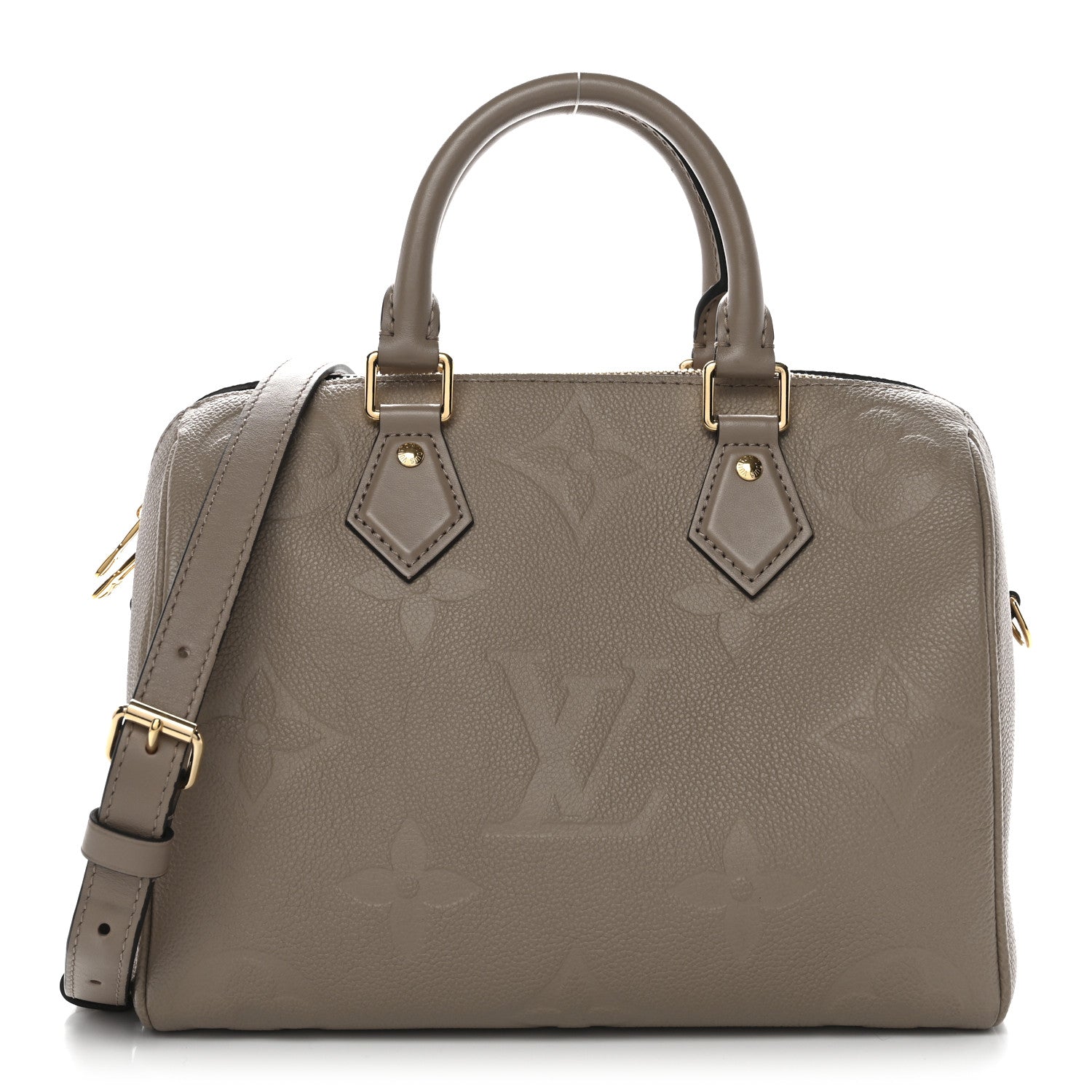 Louis Vuitton Empreinte Monogram Giant Speedy Bandouliere 25 Tourterelle 1 of 9