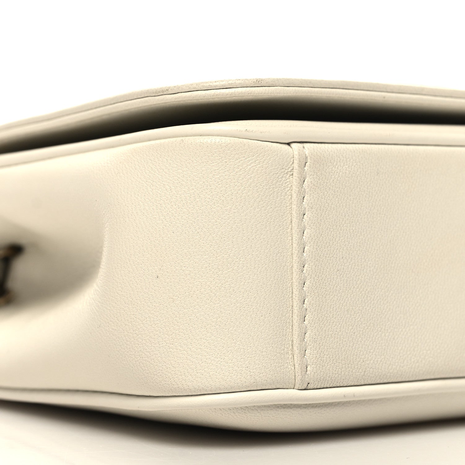 Chanel Lambskin CC Mania Flap Bag White 9 of 11