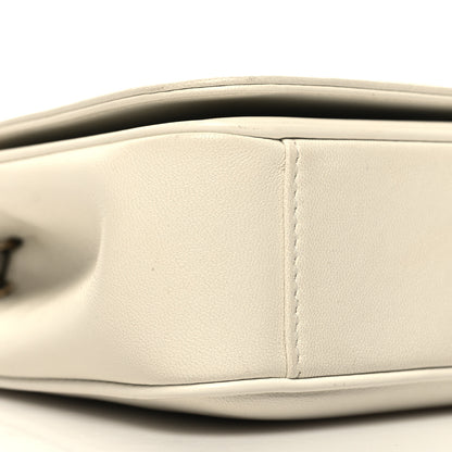 Chanel Lambskin CC Mania Flap Bag White 9 of 11
