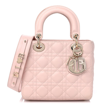 Christian Dior Lambskin Cannage Small My ABCDior Lady Dior Light Pink 1 of 10