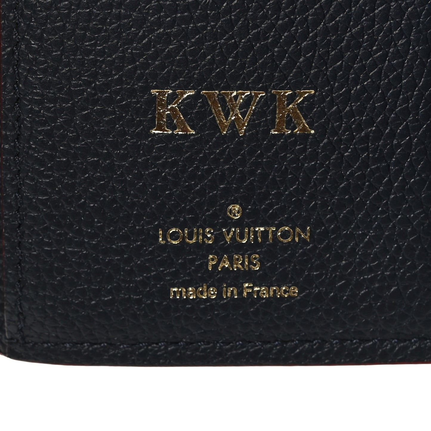Empreinte Victorine Wallet Marine Rouge