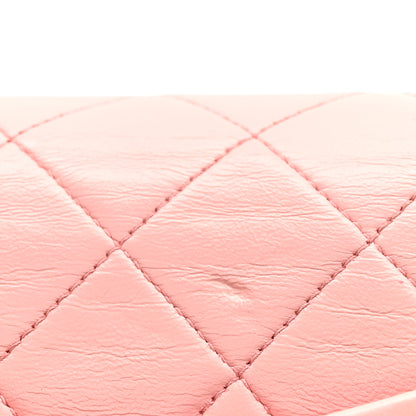 Chanel Lambskin Quilted Medium Double Flap Light Pink 15 of 16