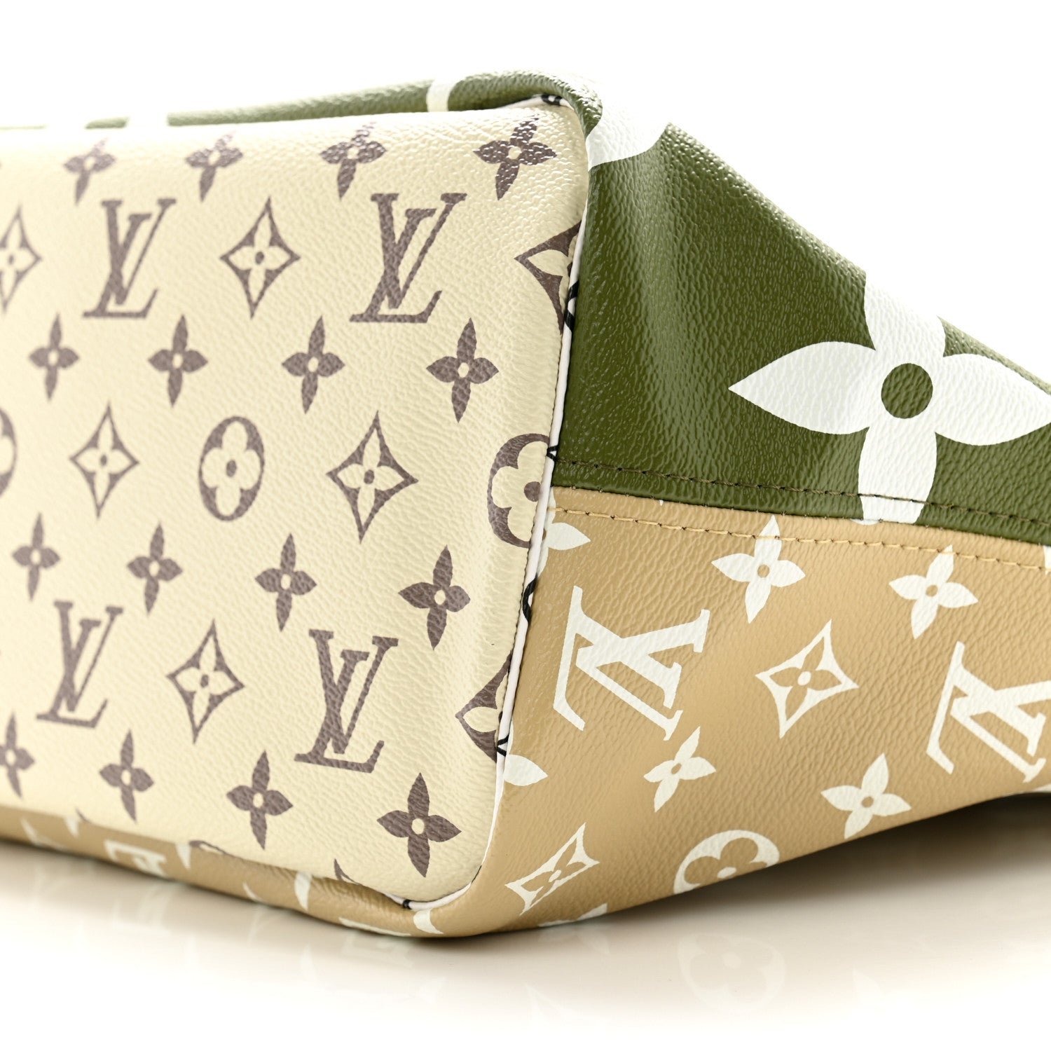 Louis Vuitton Monogram Giant Neverfull MM Kaki 10 of 10