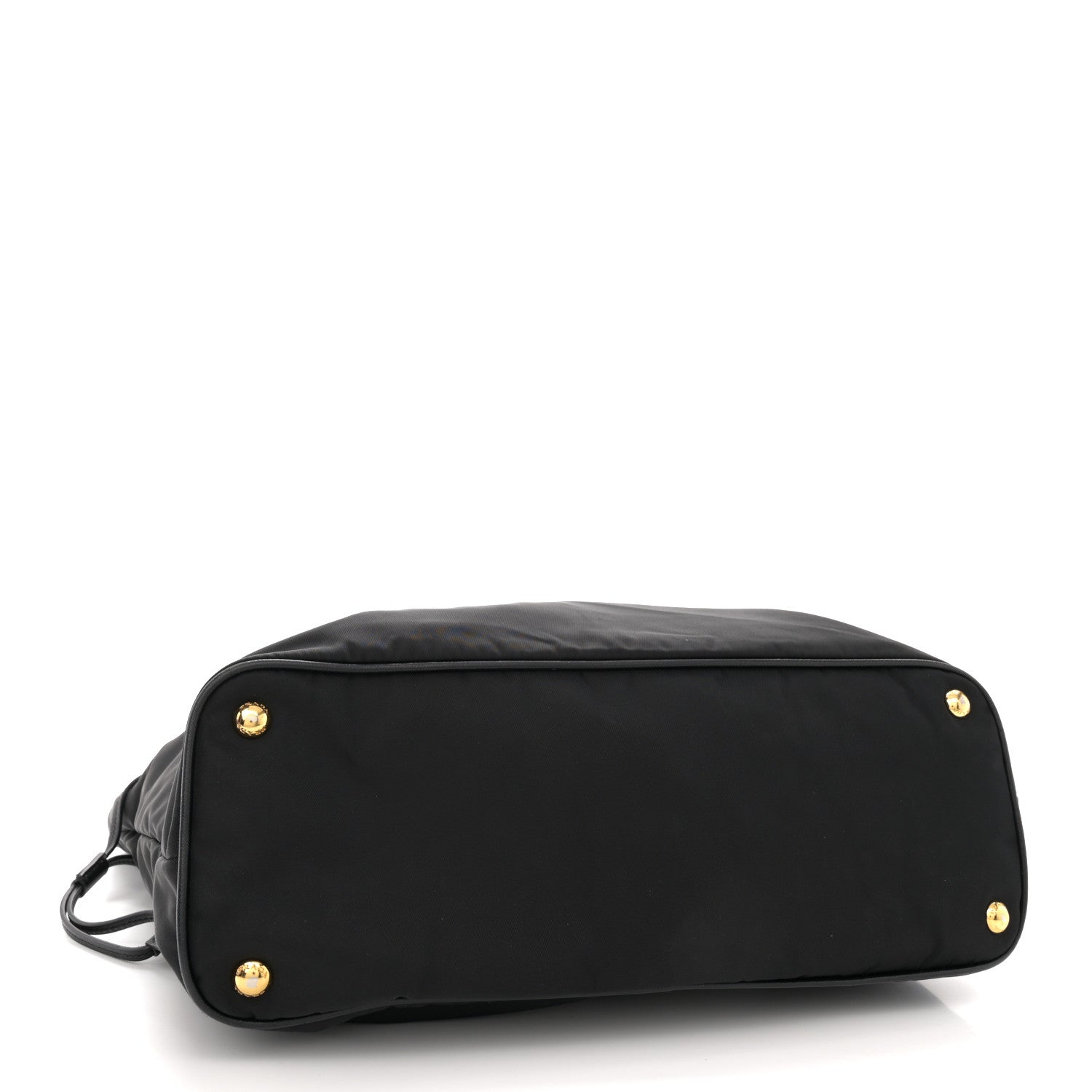 Prada Tessuto Nylon Saffiano Tote Black 4 of 17