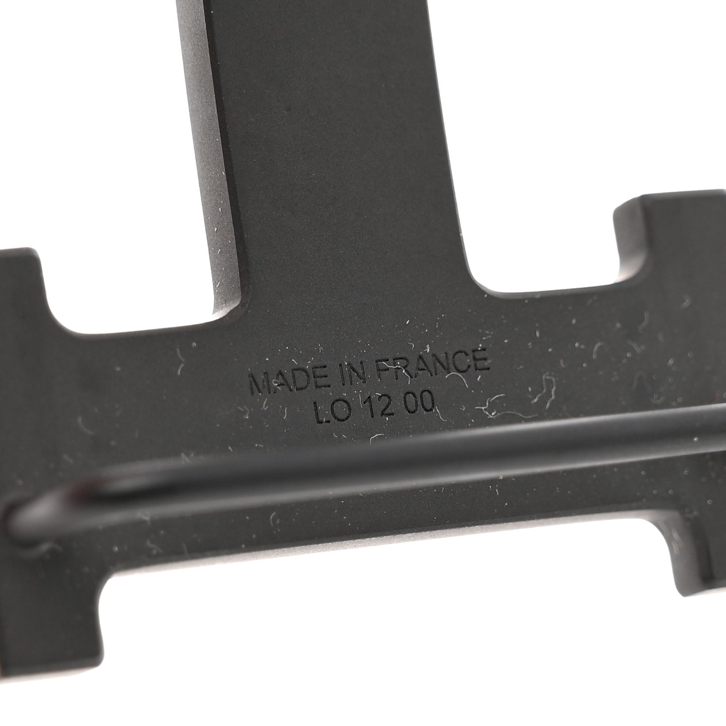 PVD Plated 32mm H Belt Buckle Black